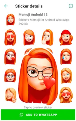 Stickers Memoji for Android android App screenshot 0