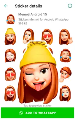 Stickers Memoji for Android android App screenshot 1