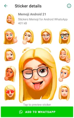 Stickers Memoji for Android android App screenshot 2