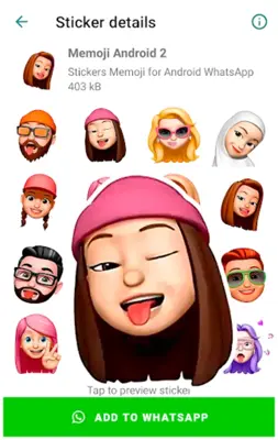 Stickers Memoji for Android android App screenshot 6